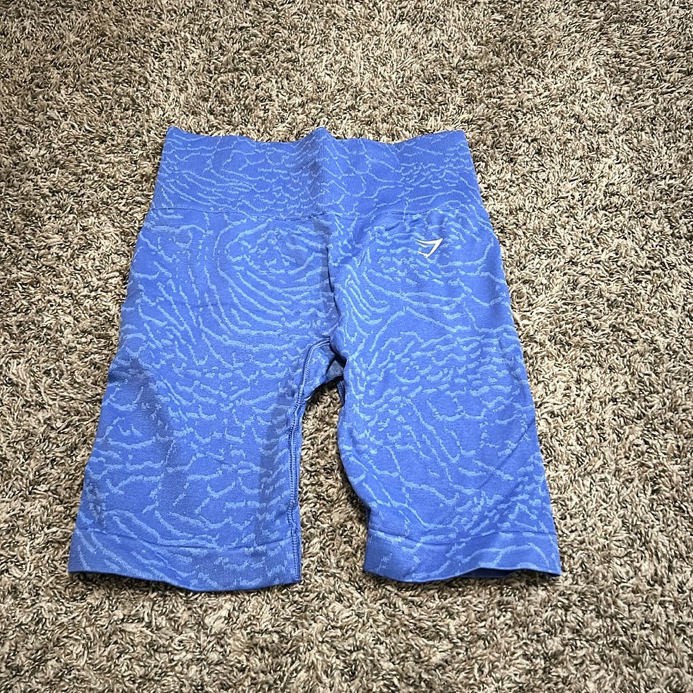 Gym shark blue long shorts